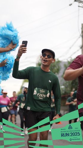 Race photo from Mangkunegaran Run 2025