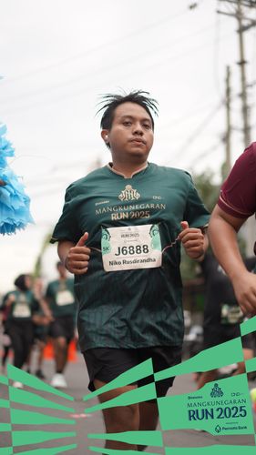 Race photo from Mangkunegaran Run 2025