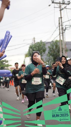 Race photo from Mangkunegaran Run 2025
