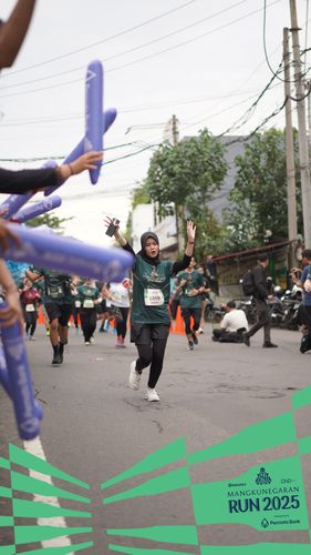 Race photo from Mangkunegaran Run 2025