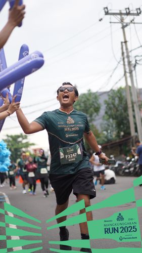 Race photo from Mangkunegaran Run 2025