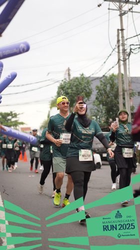 Race photo from Mangkunegaran Run 2025