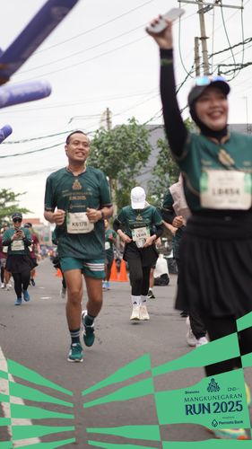 Race photo from Mangkunegaran Run 2025