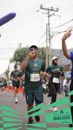 Race photo from Mangkunegaran Run 2025