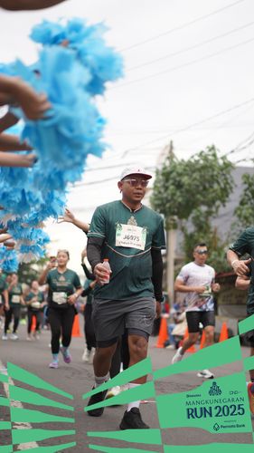 Race photo from Mangkunegaran Run 2025