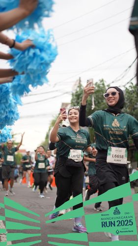 Race photo from Mangkunegaran Run 2025