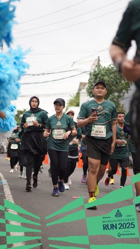 Race photo from Mangkunegaran Run 2025