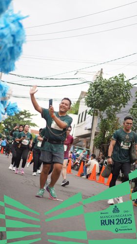 Race photo from Mangkunegaran Run 2025