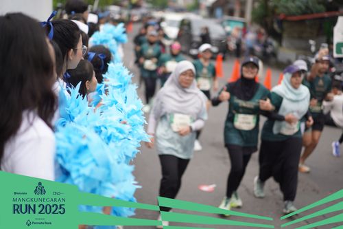 Race photo from Mangkunegaran Run 2025