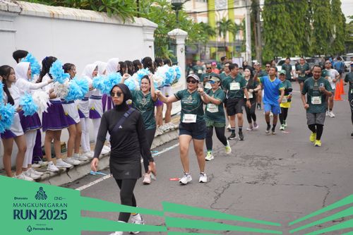 Race photo from Mangkunegaran Run 2025