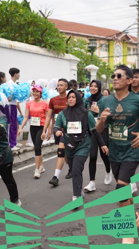 Race photo from Mangkunegaran Run 2025