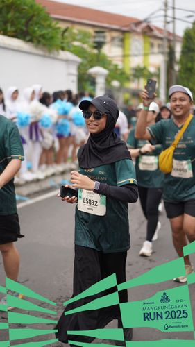 Race photo from Mangkunegaran Run 2025
