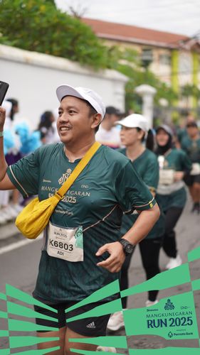 Race photo from Mangkunegaran Run 2025