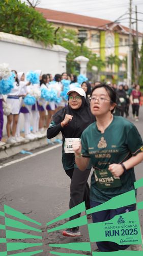 Race photo from Mangkunegaran Run 2025