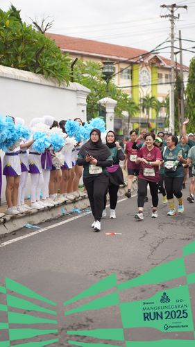 Race photo from Mangkunegaran Run 2025