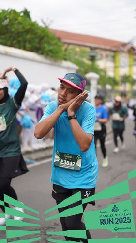 Race photo from Mangkunegaran Run 2025