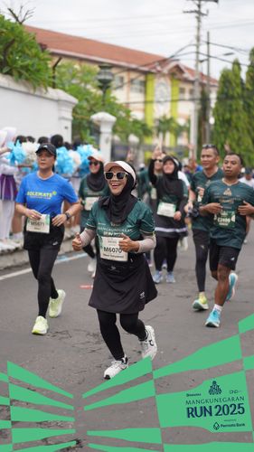 Race photo from Mangkunegaran Run 2025