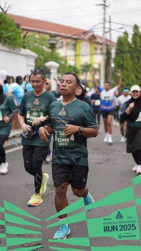 Race photo from Mangkunegaran Run 2025