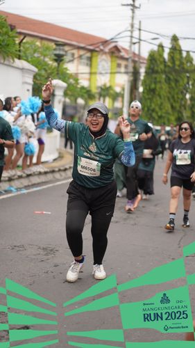 Race photo from Mangkunegaran Run 2025
