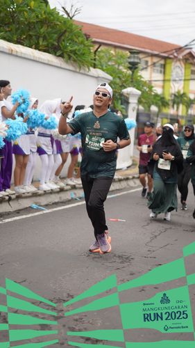 Race photo from Mangkunegaran Run 2025