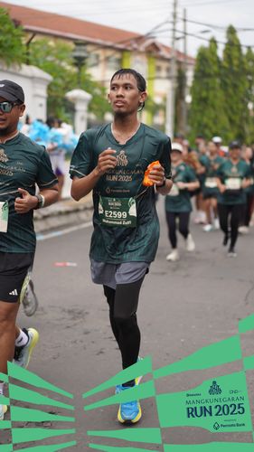 Race photo from Mangkunegaran Run 2025