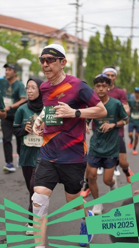 Race photo from Mangkunegaran Run 2025