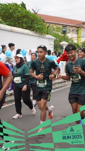 Race photo from Mangkunegaran Run 2025