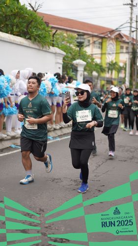 Race photo from Mangkunegaran Run 2025