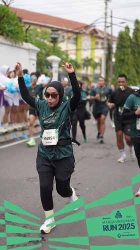 Race photo from Mangkunegaran Run 2025