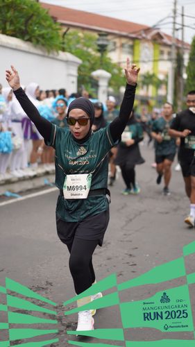 Race photo from Mangkunegaran Run 2025