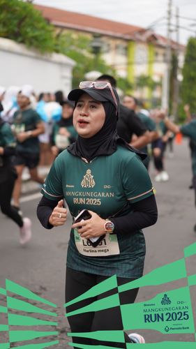 Race photo from Mangkunegaran Run 2025