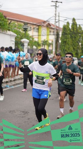 Race photo from Mangkunegaran Run 2025