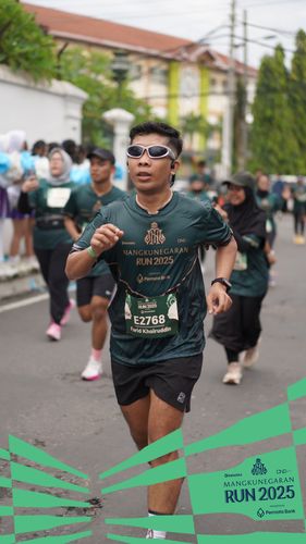Race photo from Mangkunegaran Run 2025
