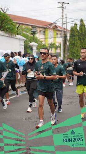 Race photo from Mangkunegaran Run 2025