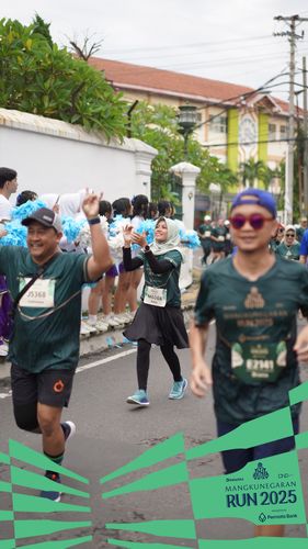 Race photo from Mangkunegaran Run 2025