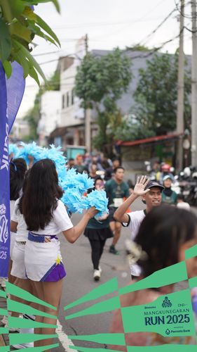 Race photo from Mangkunegaran Run 2025