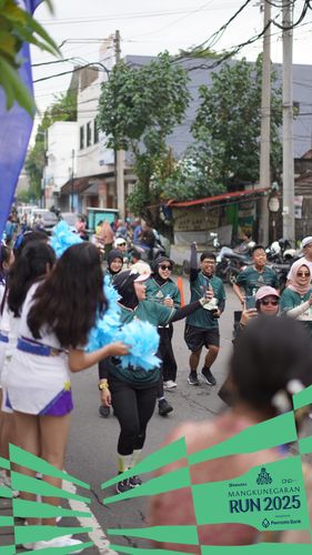 Race photo from Mangkunegaran Run 2025