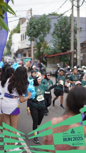 Race photo from Mangkunegaran Run 2025