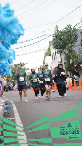 Race photo from Mangkunegaran Run 2025