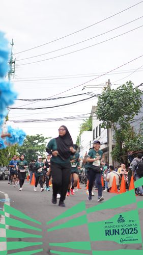 Race photo from Mangkunegaran Run 2025