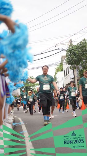 Race photo from Mangkunegaran Run 2025