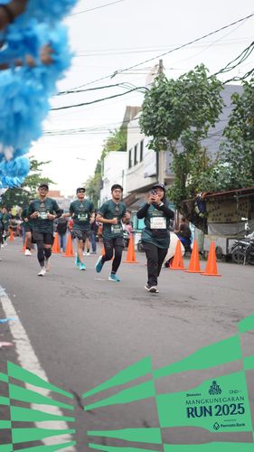 Race photo from Mangkunegaran Run 2025