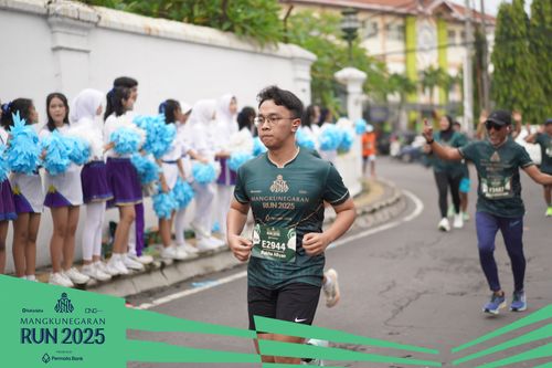 Race photo from Mangkunegaran Run 2025