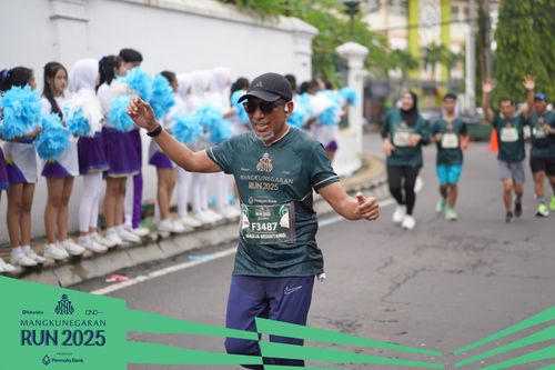 Race photo from Mangkunegaran Run 2025