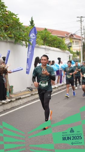 Race photo from Mangkunegaran Run 2025