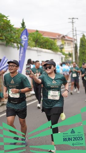 Race photo from Mangkunegaran Run 2025