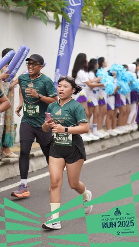 Race photo from Mangkunegaran Run 2025
