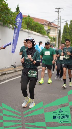 Race photo from Mangkunegaran Run 2025