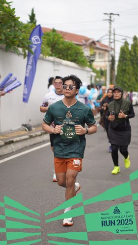 Race photo from Mangkunegaran Run 2025