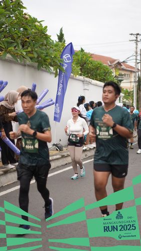 Race photo from Mangkunegaran Run 2025